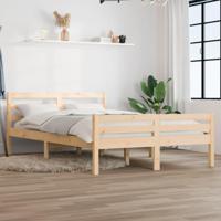 Bedframe zonder matras massief hout 160x200 cm - thumbnail
