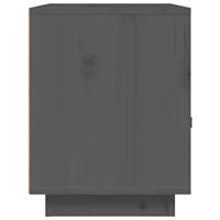 Nachtkastjes 2 st 40x34x45 cm massief grenenhout grijs - thumbnail