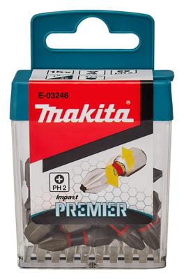 Makita E-03246 Bitset 2-delig Kruiskop Phillips Torsion Control Technology