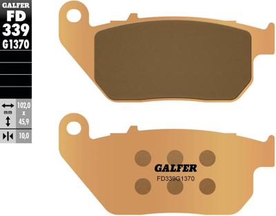 GALFER bremsbelag "fd339" brake pad fd339 g1370 sint.metal street