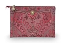 Pip Studio Pip Cosmetic Flat Pouch Medium Kyoto Festival Dark Pink 24x15.5x1cm - thumbnail