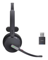 Yealink WH64 Hybrid Mono Teams Headset Draadloos Hoofdband Kantoor/callcenter Micro-USB Bluetooth Zwart - thumbnail