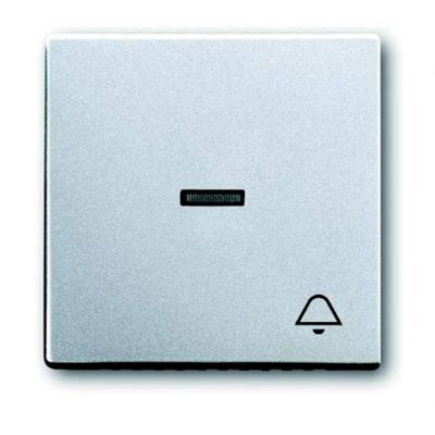 Busch-Jaeger 2CKA001751A2952 Wipschakelaar bel Afdekking Future lineair Aluminium, Witaluminium (RAL 9006) 1 stuk(s)