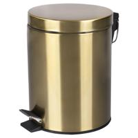 Pedaalemmer Differnz Soft Close Deksel 5 Liter Mat Goud Differnz - thumbnail