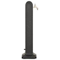 Waterzuil met kraan steen-look antracietkleurig - thumbnail