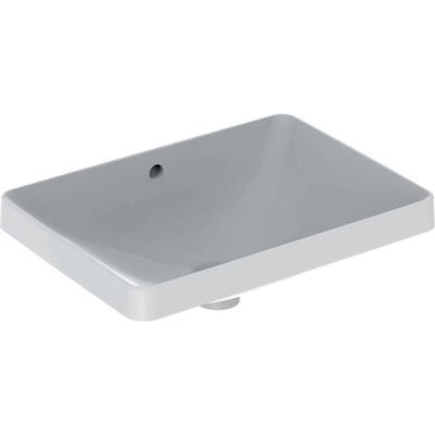 Geberit Variform opbouwwastafel rechthoekig 55x40cm met overloop wit 500.736.01.2 Geberit Variform opbouwwastafel rechthoekig 55x40cm met overloop wit 500.736.01.2
