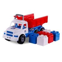 Cavallino route 66 xl kiepwagen met bouwblokken - thumbnail