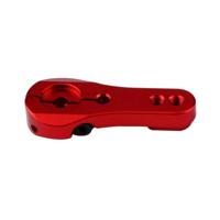 Aluminium servo hevel enkel, 30mm, Futaba (25T) - Rood - thumbnail