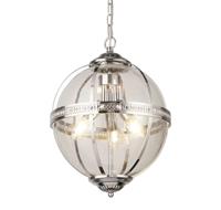 Searchlight Klassieke hanglampCoronet chroom - 44213-3CC - thumbnail