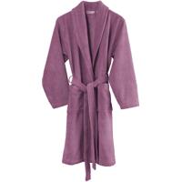 De Witte Lietaer Badjas Felicia Dames Katoen Paars Maat Xl - thumbnail