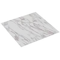 VidaXL Vloerplanken zelfklevend 5,11 m² pvc wit marmerpatroon - thumbnail