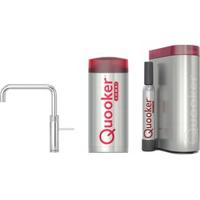 Quooker Fusion square met COMBI+ boiler en CUBE reservoir 5-in-1 kokend water kraan Chroom - thumbnail