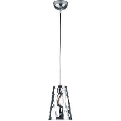 Led Hanglamp - Trion Carlan - E27 Fitting - 1-lichts - Rond - Mat Chroom - Aluminium Led Hanglamp - Trion Carlan - E27 Fitting - 1-lichts - Rond - Mat Chroom - Aluminium