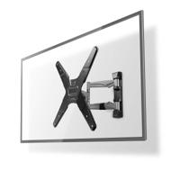 Nedis Draai- en Kantelbare TV-Muurbeugel | 23-55 " | Zwart | 1 stuks - TVWM5530BK TVWM5530BK - thumbnail