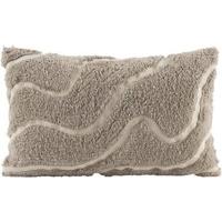 Sierkussen Guust - grijs/wit - 30x50 cm - Leen Bakker - thumbnail