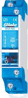 Eltako S12-100-24V DC Stroomstootschakelaar DIN-rail 1x NO 24 V 10 A 2300 W 1 stuk(s)