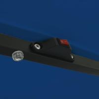 Tuinparasol Blauw en Zwart 395 x 395 x 245 cm - thumbnail