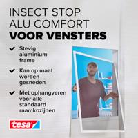 tesa ALU COMFORT 55196-00002-00 Vliegenhor (b x h) 1400 mm x 1500 mm Wit 1 stuk(s) - thumbnail