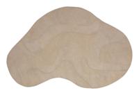 WOOOD Organisch Vloerkleed 'Alya' 170 x 240cm, kleur Milk - thumbnail