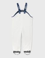 Playshoes regenbroek bretels katoen gevoerd Uni Donkergrijs Maat - thumbnail