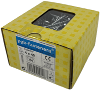 pgb-Europe PGB-FASTENERS | Spaanplaatschroef Ø 4,0x40 mm Pozidrive PZ2 - voldraad verzinkt | 200 st - PGWVZV001004000403 - thumbnail