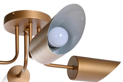 Plafondlamp DKD Home Decor Gouden Metaal 50 W 70 x 70 x 20 cm