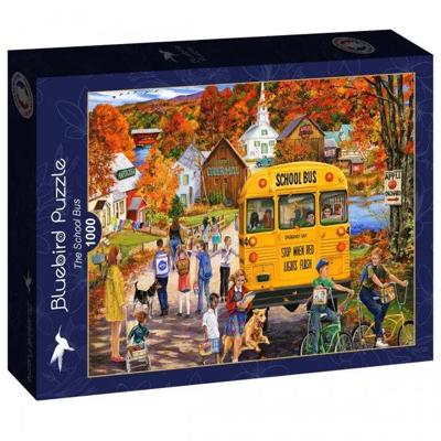 The School Bus Puzzel 1000 stukjes The School Bus Puzzel 1000 stukjes