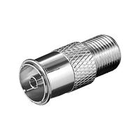 goobay Adapter F-aansluiting naar Coax-aansluiting - thumbnail