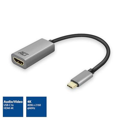 ACT usb-c naar hdmi female adapter, 4k - thumbnail