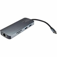 Inter-Tech Adapter Argus H-428 7in1, USB C, HDMI 4K, PD 100W - thumbnail