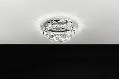 Stars of Light Kristallen plafondlampToneria 55cm 2-rings grijs - 39003