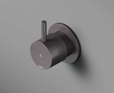 Inbouw Stopkraan Hotbath Cobber 1-hendel Verouderd Messing (Koud) Living Colours