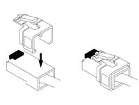 DeLOCK RJ45 Repair Clip Set 2 reserveonderdeel - thumbnail