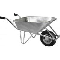 Gegalvaniseerde kruiwagen 120 liter met anti-lek kruiwagenwiel - thumbnail