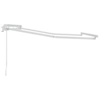 VidaXL Zijde frame wit 3 x 2 m metaal - thumbnail