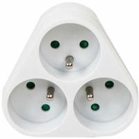 Triplite - GAO - 3x16A - Driehoek, wit, NF-conform - thumbnail