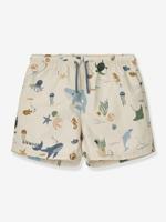 Zwemshort met Aiden LIEWOOD-print beige - thumbnail