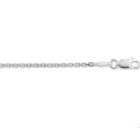TFT Zilveren Ketting Anker Geslepen 1,6 mm x 45 cm - thumbnail