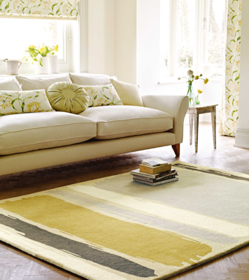 Sanderson - Abstract Linden Silver 45401 - 140x200 cm Vloerkleed