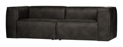 Woood Exclusive Bean 3,5-zitsbank - Eco-leder - Zwart