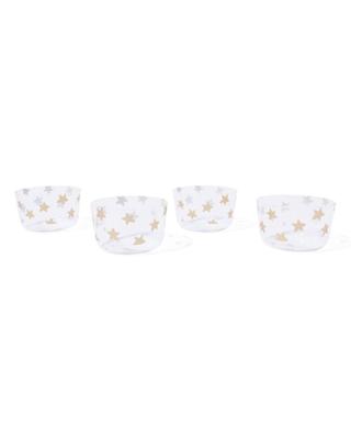 HEMA Bakjes Herbruikbaar Plastic Sterren - 4 Stuks (transparant)