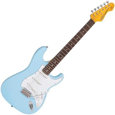 Vintage V6LB Reissued Laguna Blue elektrische gitaar