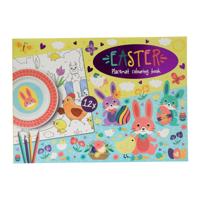 Wins Holland Placemats kleurboek pasen, 12st. - thumbnail