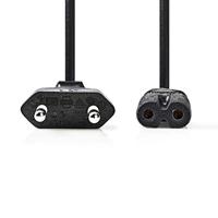 Nedis Stroomkabel | Euro male naar IEC-320-C7 | 3 m | 1 stuks - PCGB11040BK30 PCGB11040BK30 - thumbnail