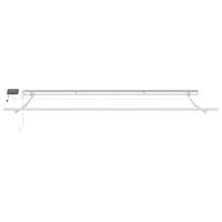 Luifel handmatig uittrekbaar en LED 500x300 cm antraciet en wit - thumbnail