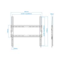 Muurbeugel TooQ LP1070F-B 32"-70" - thumbnail
