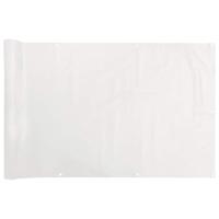 Balkonscherm 600x120 cm PVC wit - thumbnail