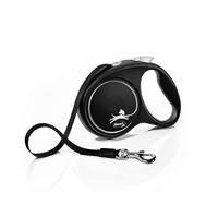 Flexi Black Design M 5 m Geel Hond Intrekbare riem - thumbnail