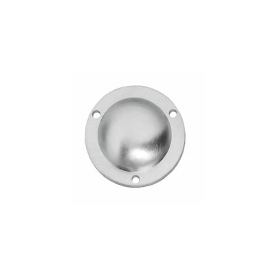 Afdekplaatje tbv voordeurknop chroom mat Afdekplaatje tbv voordeurknop chroom mat