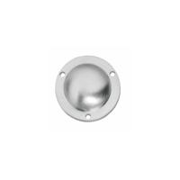 Afdekplaatje tbv voordeurknop chroom mat - thumbnail